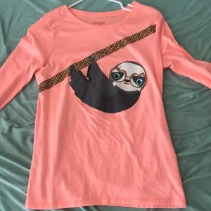 It’s a XL Cat & Jack shirt.